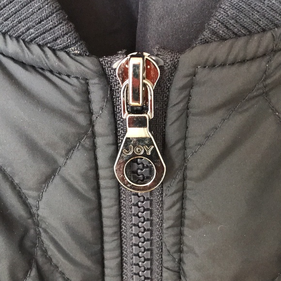 Joy Lab Dark Navy Blue Quilted Boxy Jacket XS - Picture 5 of 12